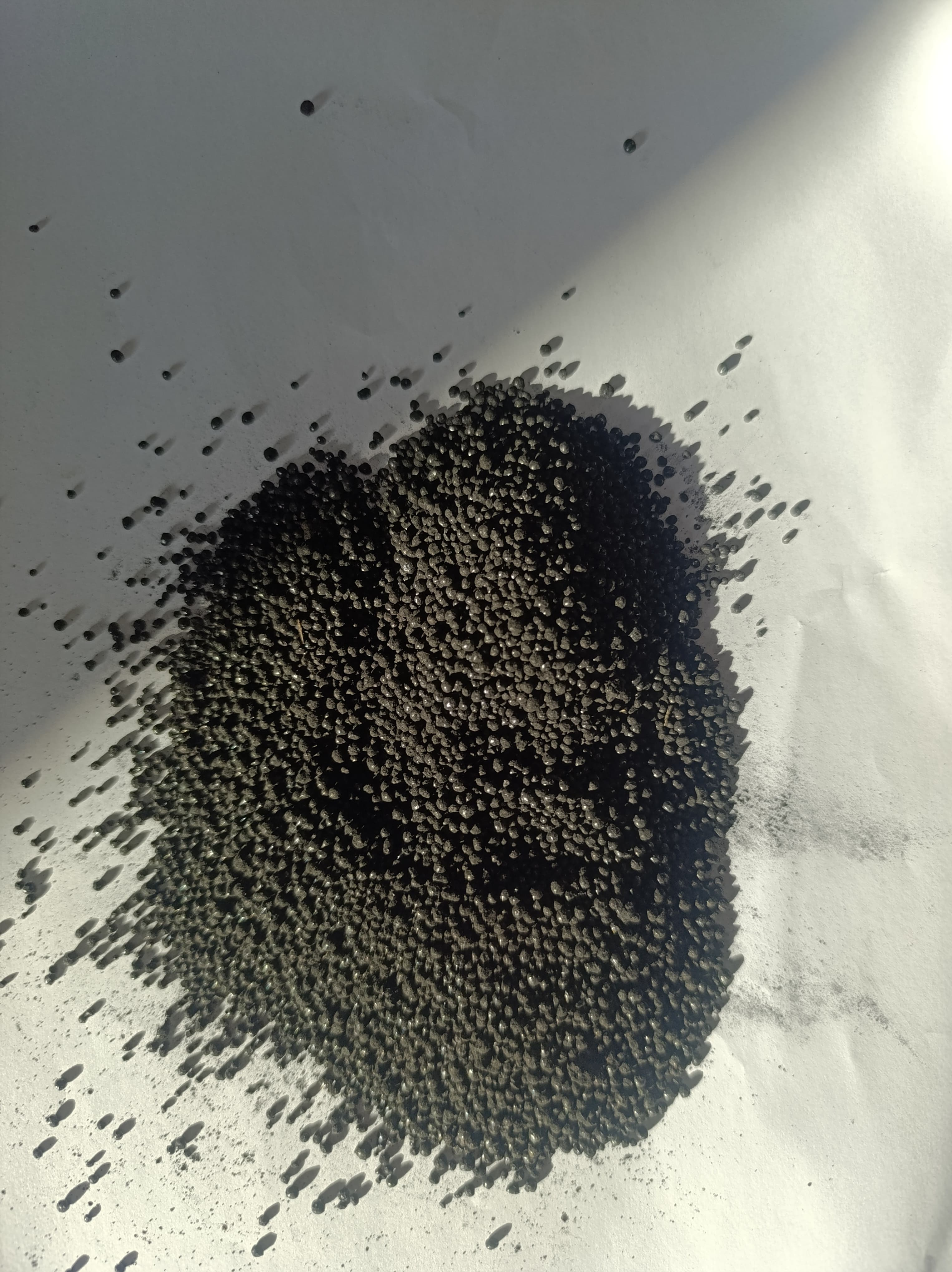 Petroleum coke material